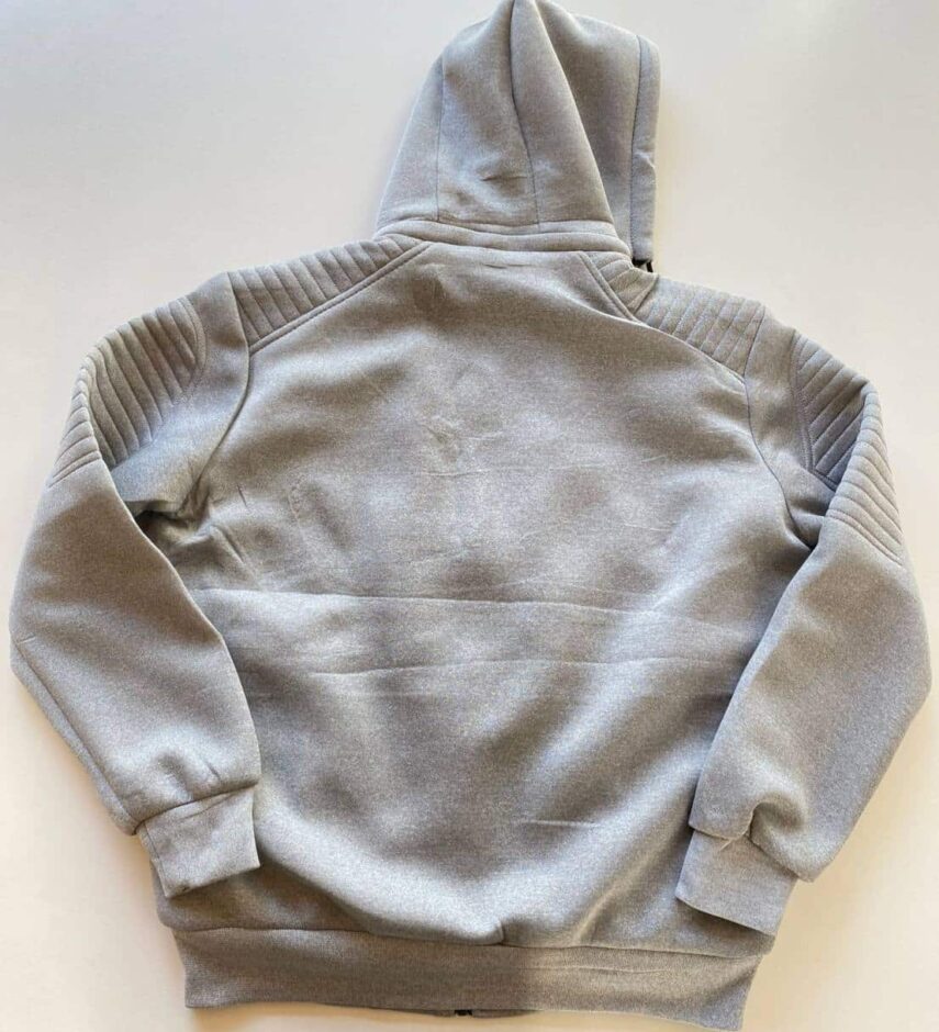 Jaqueta Masculina Touca Removível Pelúcida Plus Cinza - Fernanda Ramos Store