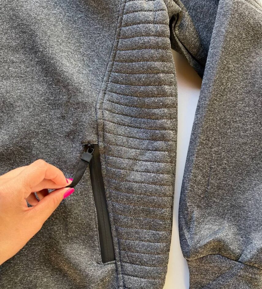 Jaqueta Masculina Touca Removível Pelúcida Plus Cinza Escuro - Fernanda Ramos Store