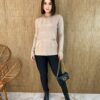 fernandaramosstore com br blusa feminina modal manga longa mila com bolsos bege 3