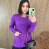 fernandaramosstore com br blusa feminina modal manga longa mila com bolsos roxo 1