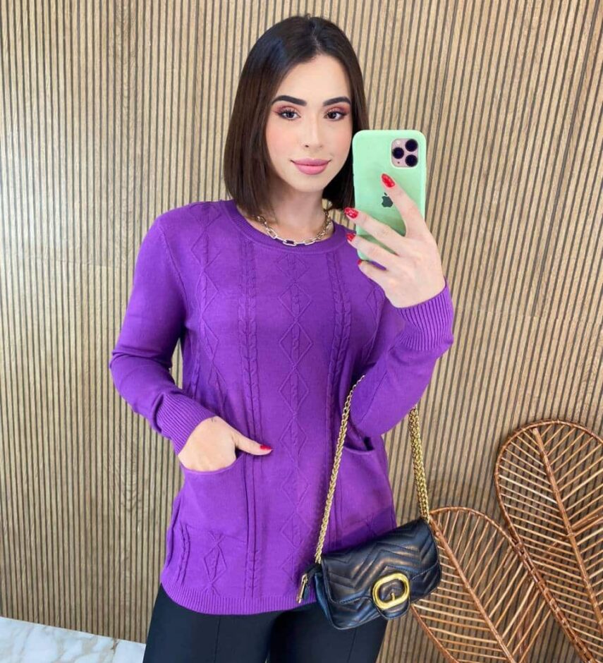 fernandaramosstore com br blusa feminina modal manga longa mila com bolsos roxo 1