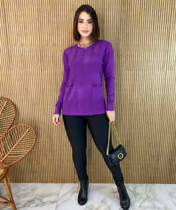 fernandaramosstore com br blusa feminina modal manga longa mila com bolsos roxo 2