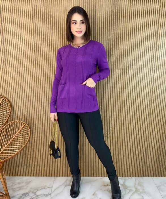 fernandaramosstore com br blusa feminina modal manga longa mila com bolsos roxo 3