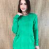 Blusa Feminina Modal Manga Longa Mila com Bolsos Verde - Fernanda Ramos Store