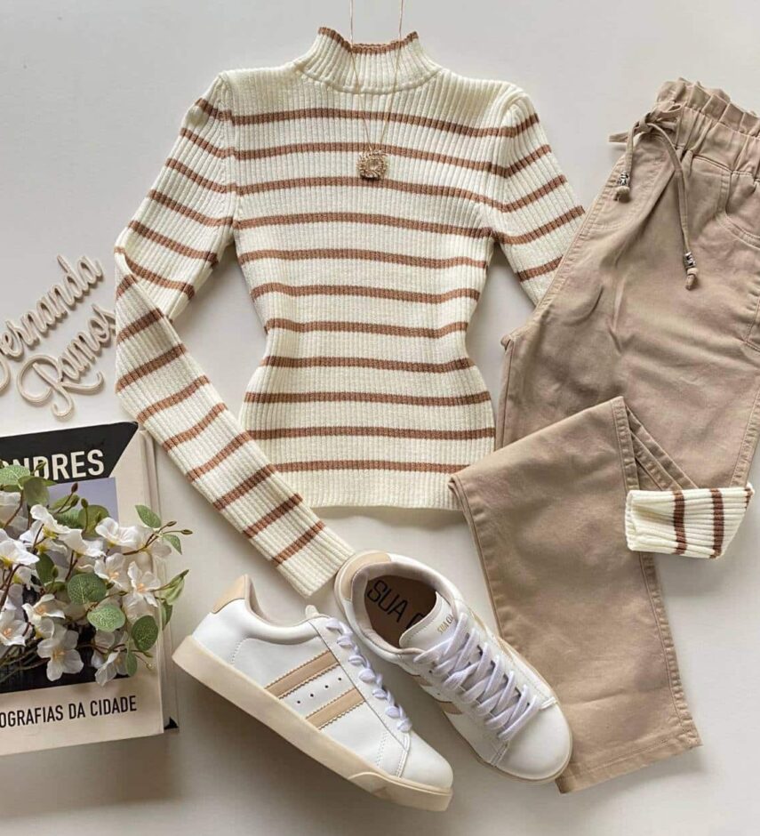 fernandaramosstore_com_br- Blusa Manga Longa Feminina Tricot Amanda Listrada Off White Fernanda Ramos Store
