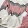 Blusa Manga Longa Feminina Tricot Bia Detalhe Rosa - Fernanda Ramos Store