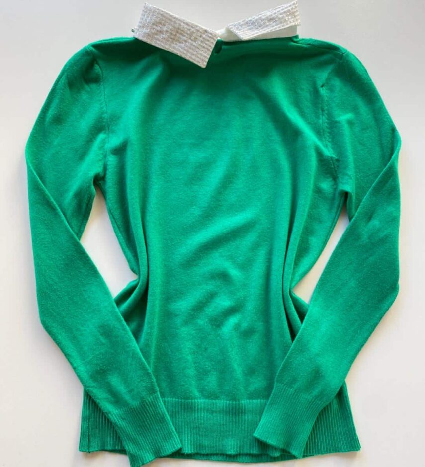 fernandaramosstore com br Blusa Manga Longa Modal Isis com Aplicação na Gola Verde 2