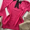 fernandaramosstore com br blusa modal com aplicacao e gravatinha removivel pink 1