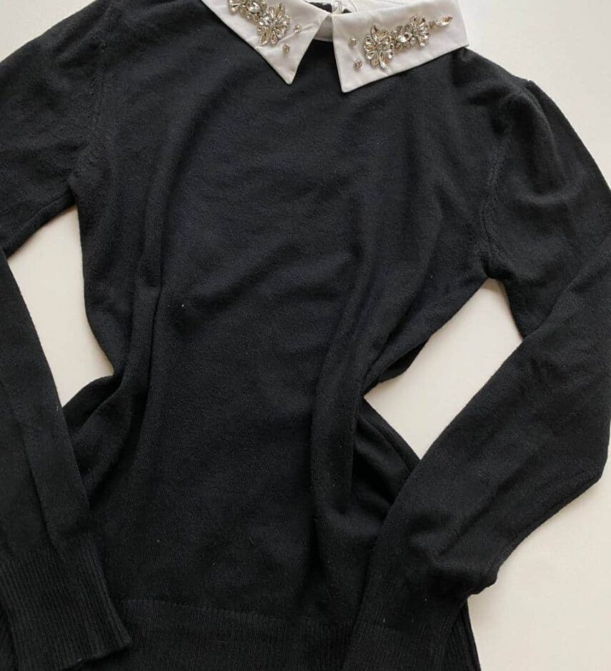 fernandaramosstore com br blusa modal com aplicacao e gravatinha removivel preta 3