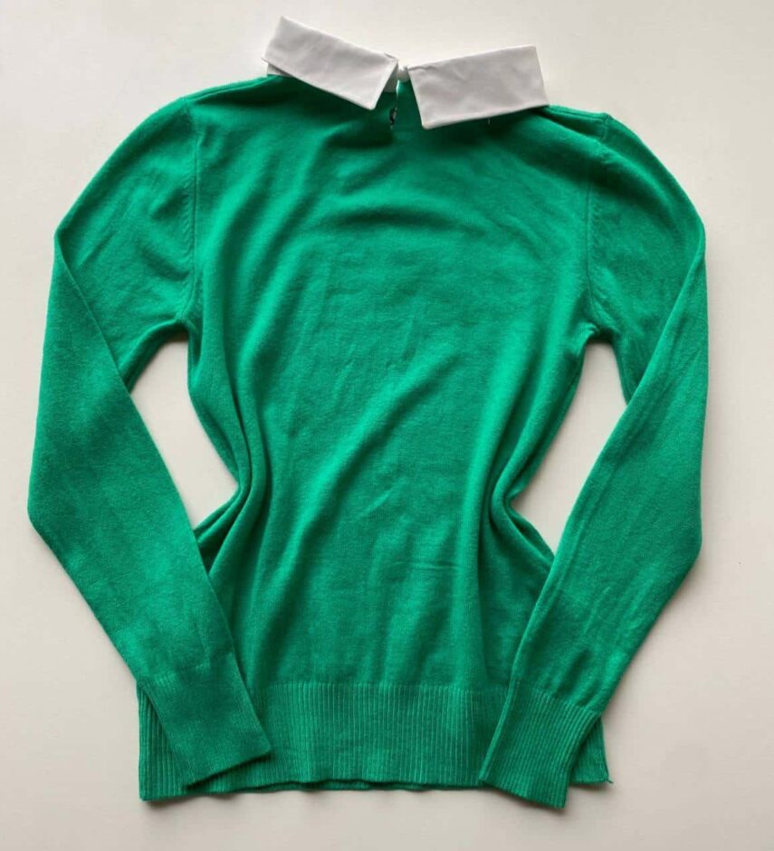 fernandaramosstore com br blusa modal com aplicacao e gravatinha removivel verde 2