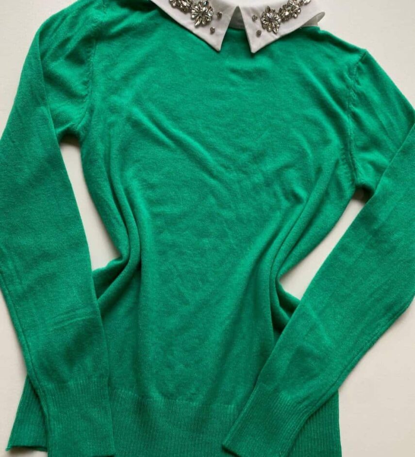 fernandaramosstore com br blusa modal com aplicacao e gravatinha removivel verde 3