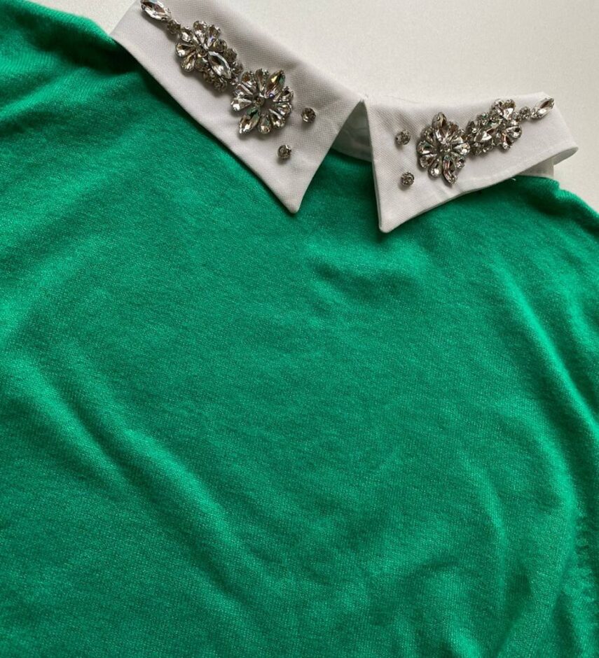 fernandaramosstore com br blusa modal com aplicacao e gravatinha removivel verde 4