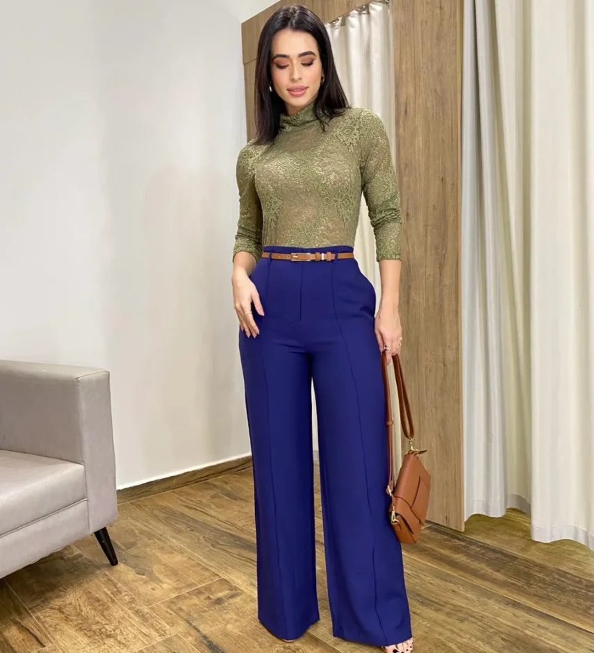 Body Feminino Manga Longa Julia de Renda Verde - Fernanda Ramos Store