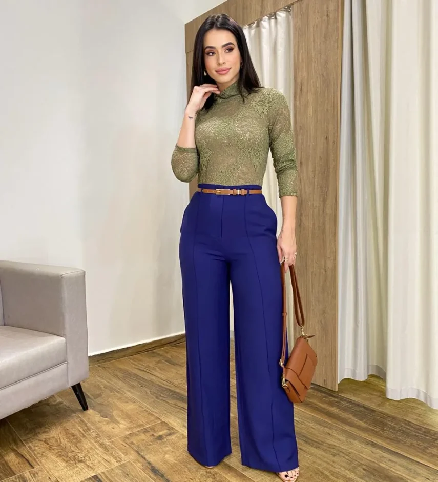 Body Feminino Manga Longa Julia de Renda Verde - Fernanda Ramos Store