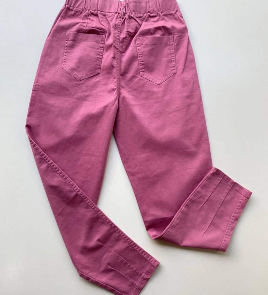 Calça Feminina Sarja com Bolsos Luna Lilás - Fernanda Ramos Store