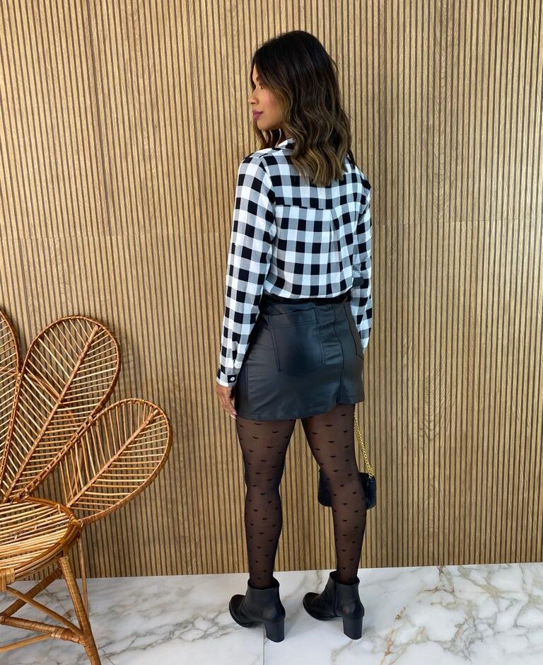 fernandaramosstore com br camisa feminina manga longa xadrez liz preto e branco 4