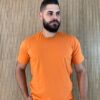 Camiseta Masculina Ogochi Básica Slim Laranja 1448 - Fernanda Ramos Store