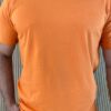 Camiseta Masculina Ogochi Básica Slim Laranja 1448 - Fernanda Ramos Store