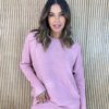 Conjunto Feminino Calça e Blusa Manga Longa Modal Rose - Fernanda Ramos Store