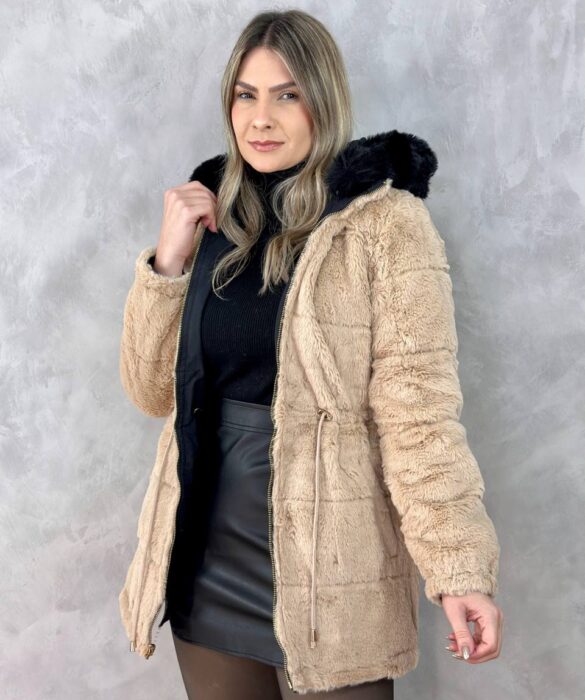 fernandaramosstore com br parka feminina dupla face capuz removivel preta 1