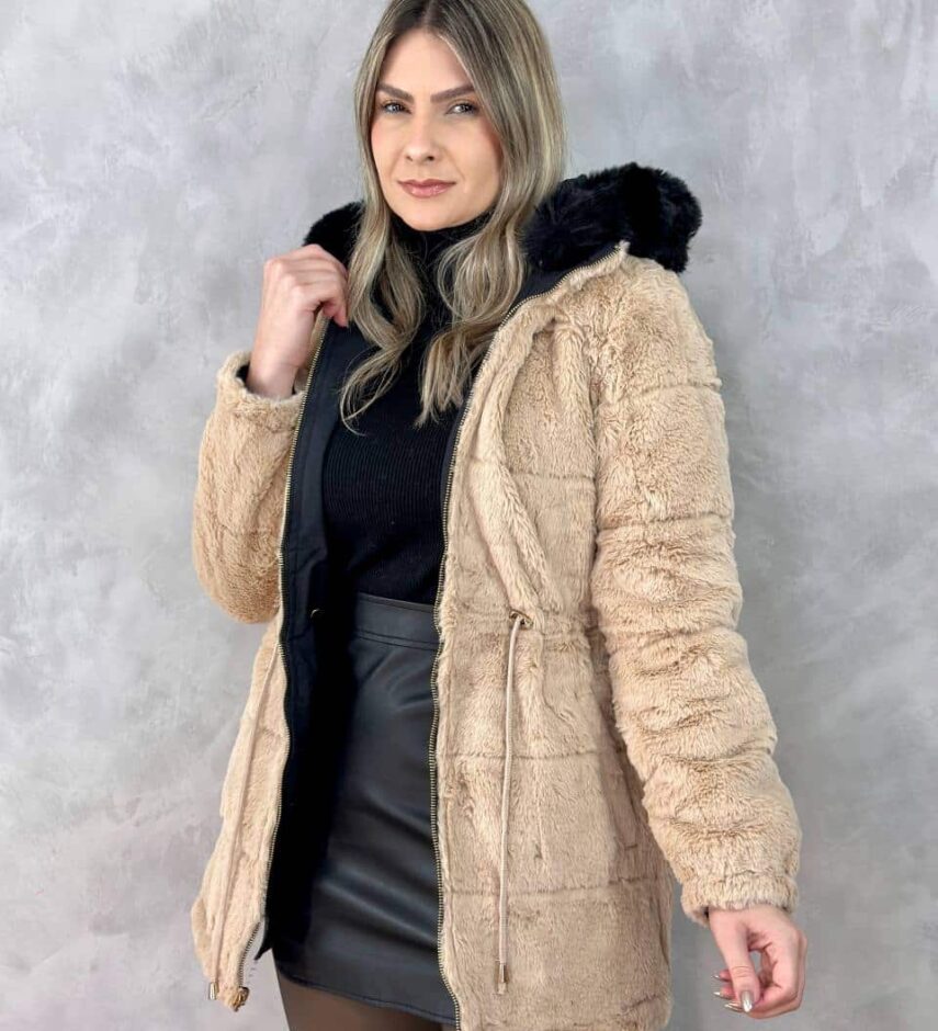 fernandaramosstore com br parka feminina dupla face capuz removivel preta 1