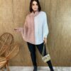 fernandaramosstore com br poncho feminino tricot ayla rose e branco 3