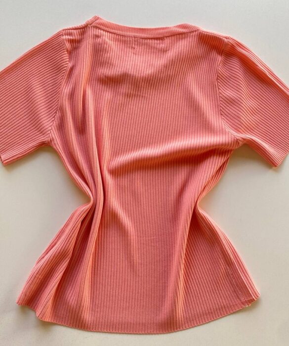 Blusa Feminina Modal Detalhe em Corrente Rose - Fernanda Ramos Store