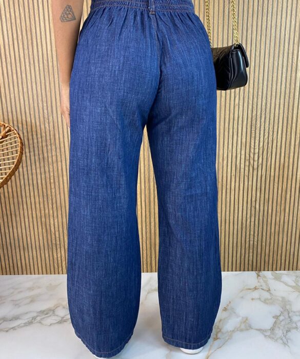 Calça Jeans Feminina Botão Encapado Liz - Fernanda Ramos Store