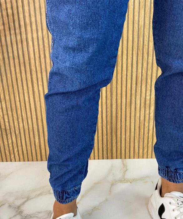 Calça Jeans Feminina Jogger com Elástico - Fernanda Ramos Store