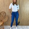 Calça Jeans Feminina Jogger com Elástico - Fernanda Ramos Store