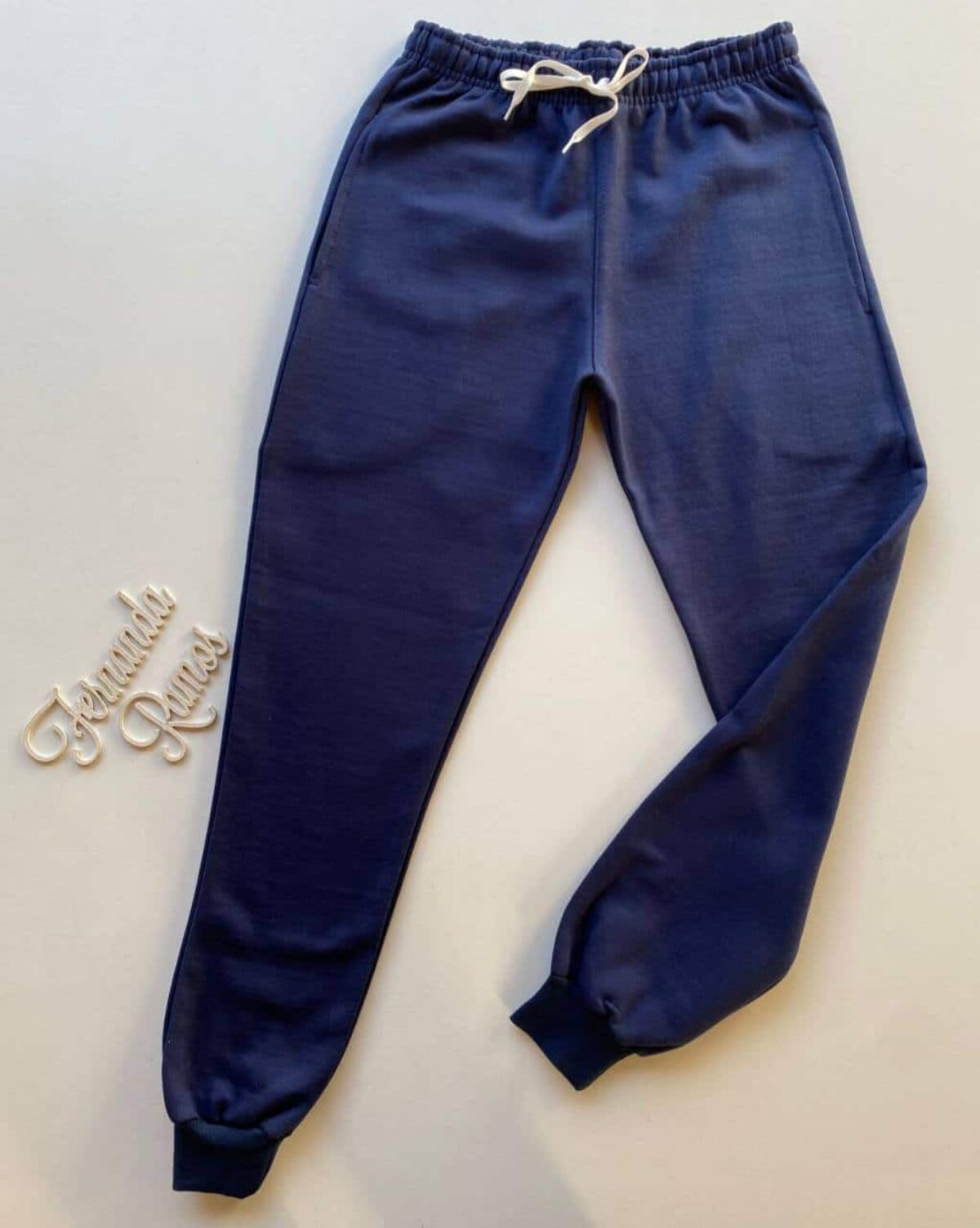 Calça moletom orders masculina azul marinho