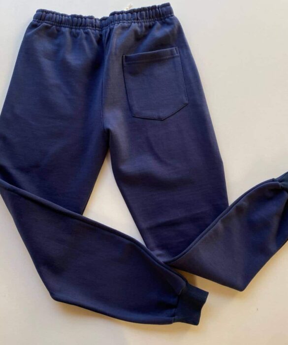 Calça Masculina de Moletom Azul Marinho com Cordão - Fernanda Ramos Store