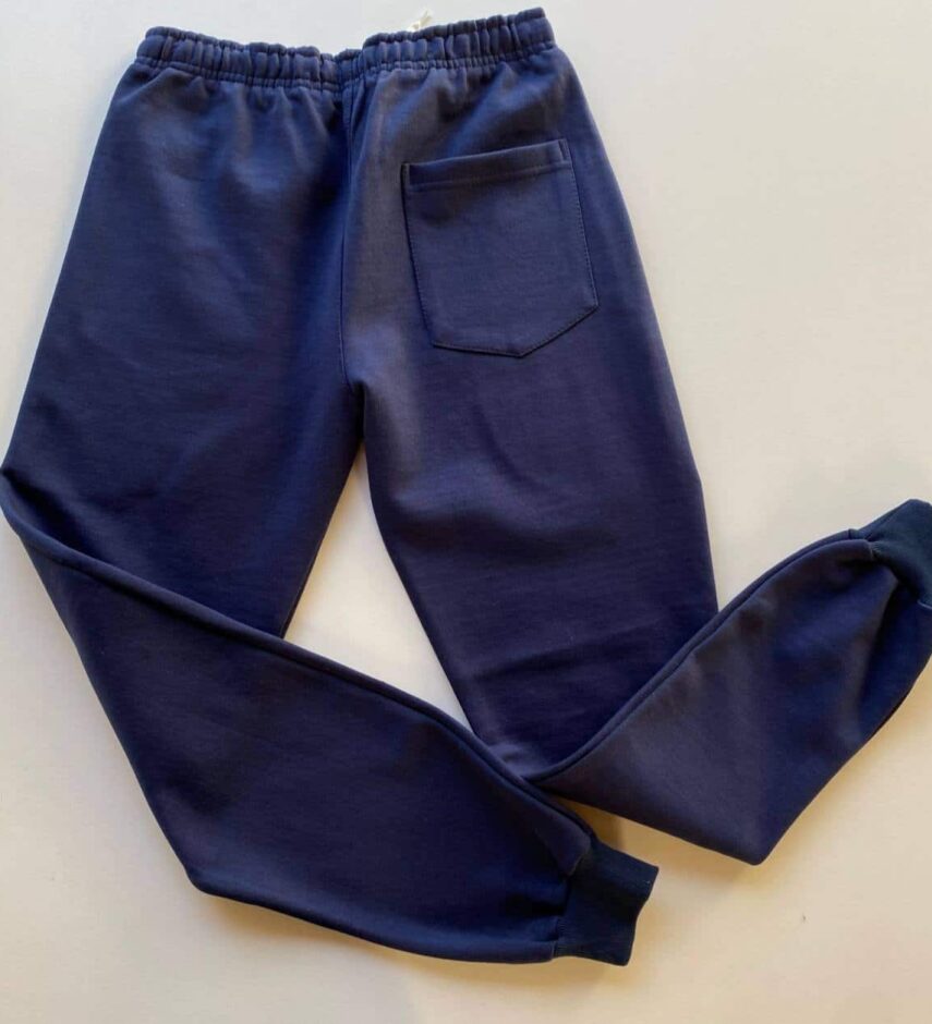 Calça Masculina de Moletom Azul Marinho com Cordão - Fernanda Ramos Store