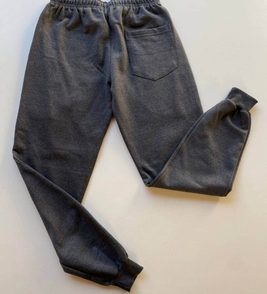 Calça Masculina de Moletom Cinza com Cordão - Fernanda Ramos Store