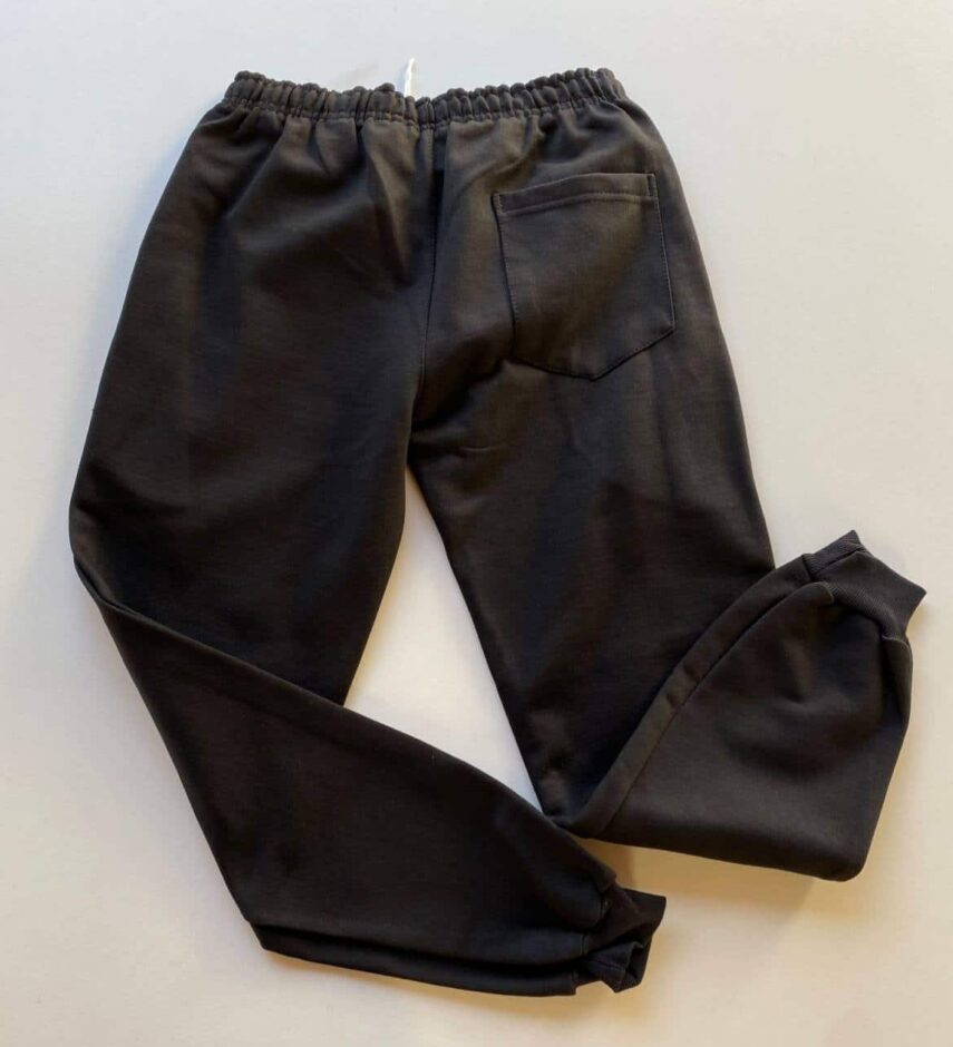 Calça Masculina de Moletom Preta com Cordão - Fernanda Ramos Store