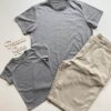 Camiseta Infantil Masculina Manga Curta Cinza Cor 01 - Fernanda Ramos Store