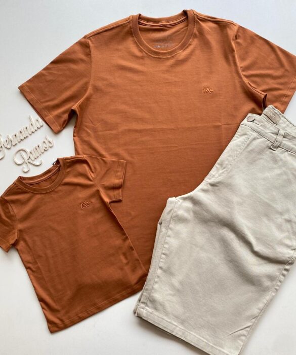 Camiseta Infantil Masculina Manga Curta Terra Cor 28 - Fernanda Ramos Store