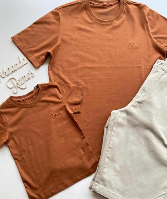 Camiseta Infantil Masculina Manga Curta Terra Cor 28 - Fernanda Ramos Store