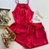 Conjunto Feminino Duna Short e Regata Alça Regulável Pink - Fernanda Ramos Store