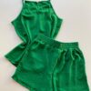 Conjunto Feminino Duna Short e Regata Alça Regulável Verde - Fernanda Ramos Store