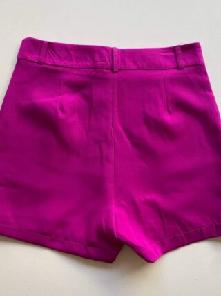 Short Saia Feminino Alfaiataria Luna Fúcsia - Fernanda Ramos Store