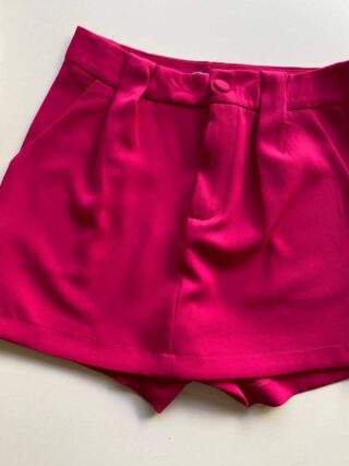 Short Saia Feminino Alfaiataria Luna Pink - Fernanda Ramos Store