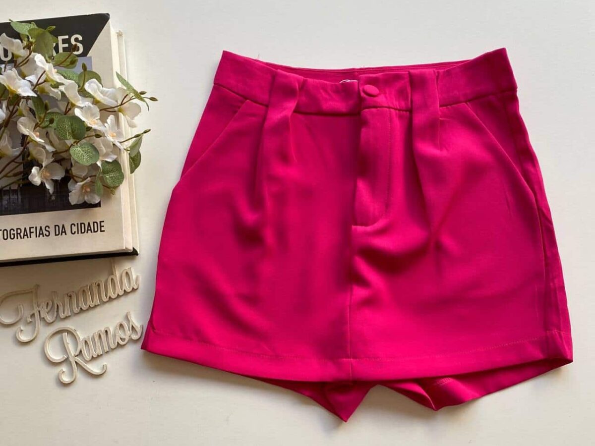 Short Saia Feminino Alfaiataria | Fernanda Ramos Store