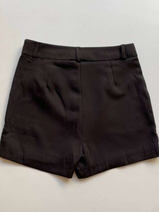 Short Saia Feminino Alfaiataria Luna Preto - Fernanda Ramos Store