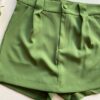 Short Saia Feminino Alfaiataria Luna Verde - Fernanda Ramos Store