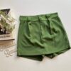 Short Saia Feminino Alfaiataria Luna Verde - Fernanda Ramos Store