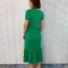 Vestido Midi Feminino de Malha Patrícia Verde - Fernanda Ramos Store