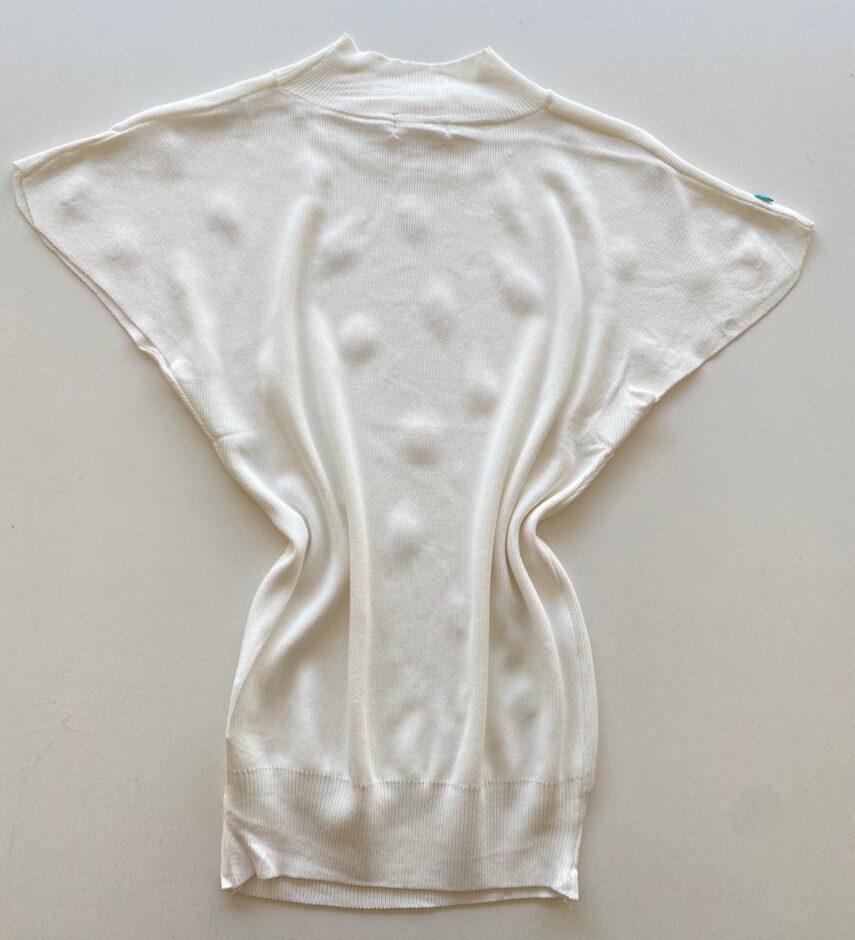 Blusa Feminina Modal Detalhe em Aplicações Branca - Fernanda Ramos Store