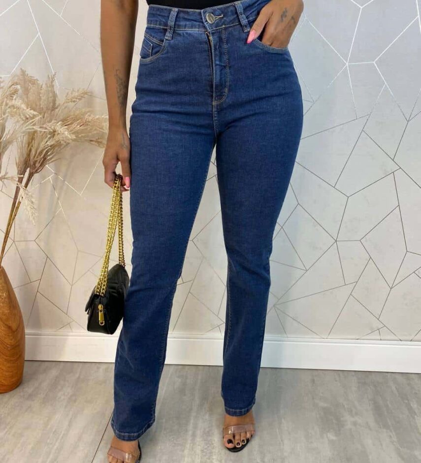 Calça Jeans Feminina Flare Boot Cut 26904 - Fernanda Ramos Store