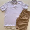 Camiseta Polo Essencial Slim Ogochi Branca 0001 - Fernanda Ramos Store